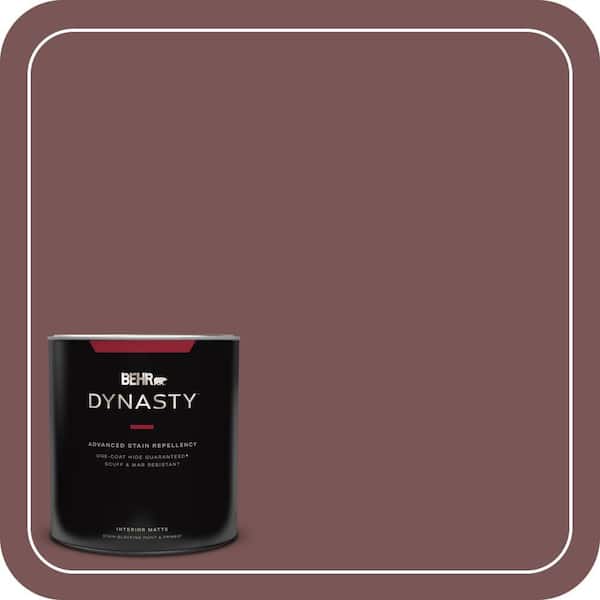 BEHR DYNASTY 1 qt. #120F-6 Japanese Maple Matte Interior Stain-Blocking Paint & Primer
