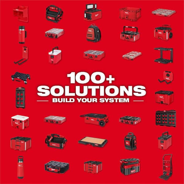Milwaukee - 3/8 in. and 1/4 in. Drive SAE/Metric Ratchet and Socket Mechanics Tool Set with PACKOUT Case (106-Piece)