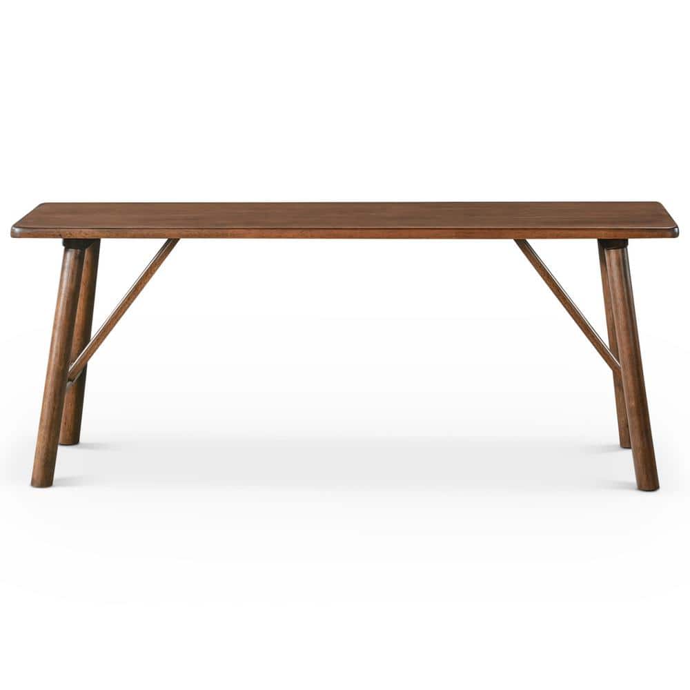 Cluj 47 Inch Walnut Solid Wood Dining Bench