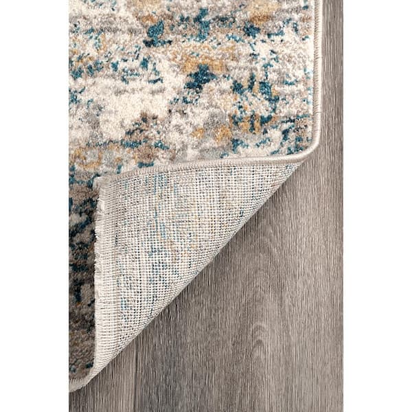 Alessandra Millifleur Medallion Blue 8 ft. x 10 ft. Area Rug