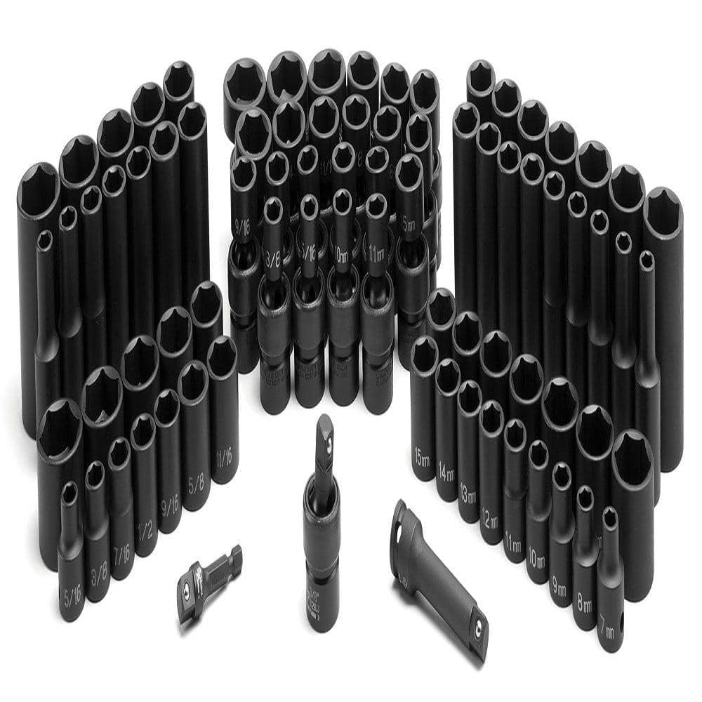 GP 3/8 in. Drive Impact Socket Set (81-Piece) -  GY1281