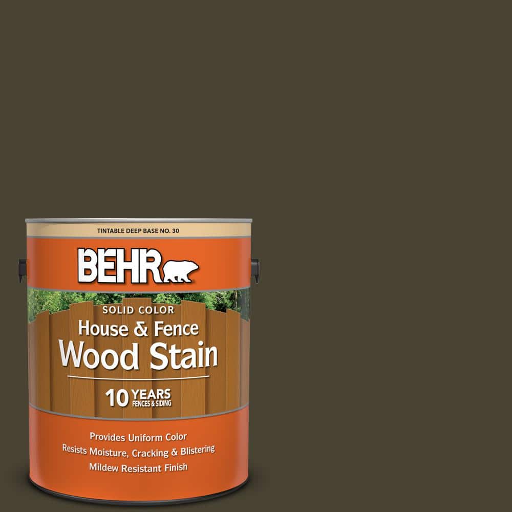 1 gal. #PPU5-01 Espresso Beans Solid Color House and Fence Exterior Wood St
