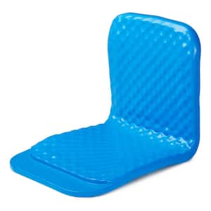 Super Soft 19 in. Bahama Blue Foam Folding Lake Poolside Chair