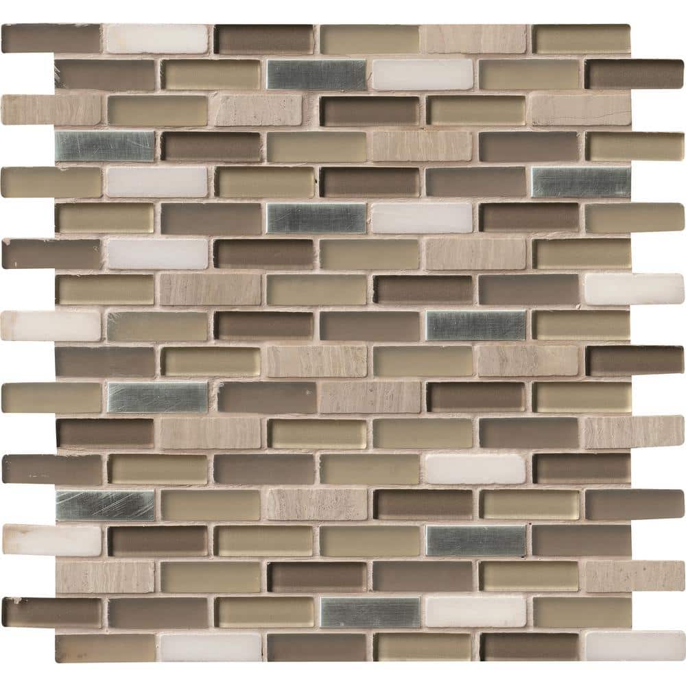 MSI Silver Tip 12 in. x 11.81 in. Polished Multi-Surface Wall Tile (1 sq.  ft./Each) SGLSMT-ST8MM - The Home Depot