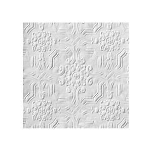 Berkeley Paintable Anaglytpa Original White & Off-White Wallpaper Sample