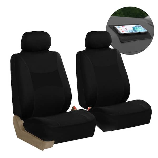 FH Group Light and Breezy Fabric 21 in. x 21 in. x 2 in. Front Set Seat Covers