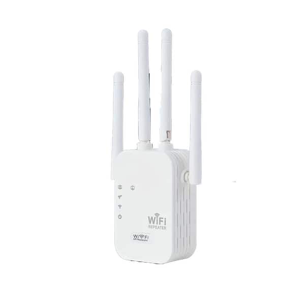 WiFi Signal Booster,Super WiFi Signal Boost Internet Device,Up to 300Mbps  Speed WiFi Repeater,2.4G Network with Integrated Antennas LAN Port &  Compact