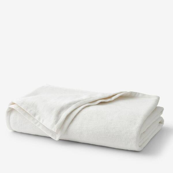 The Company Store Company Cotton Acrylic Fleece Collection White