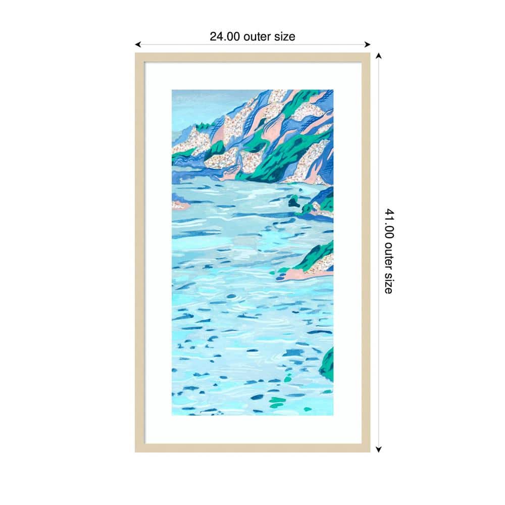 Melissa Wang Ideal Vacation I Coastal Framed Wall Art Print