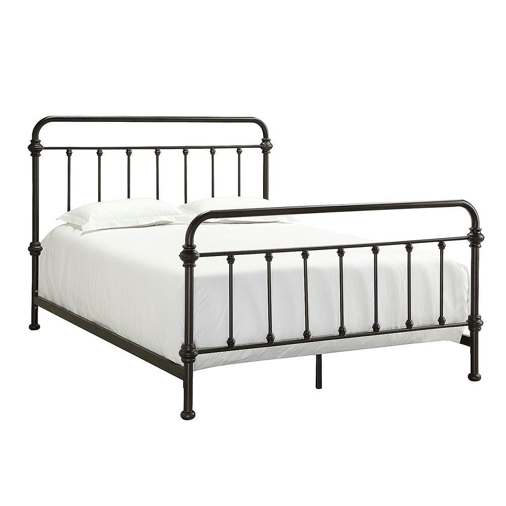 Homesullivan Calabria Antique Brown Queen Bed Frame 40e411b221w 3a Bed The Home Depot