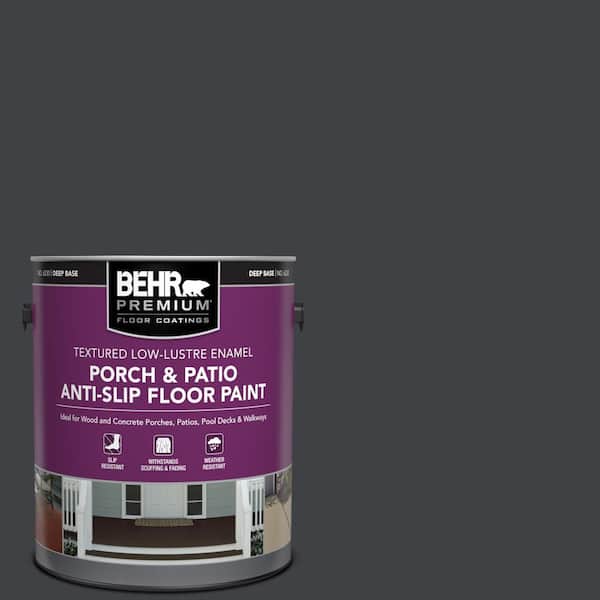 BEHR PREMIUM 1 gal. #750F-7 Deep Space Textured Low-Lustre Enamel Interior/Exterior Porch and Patio Anti-Slip Floor Paint