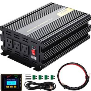 2300-Watt DC 24-Volt to AC 120-Volt Power Inverter Modified Sine Wave Inverter with LCD Display Remote Controller