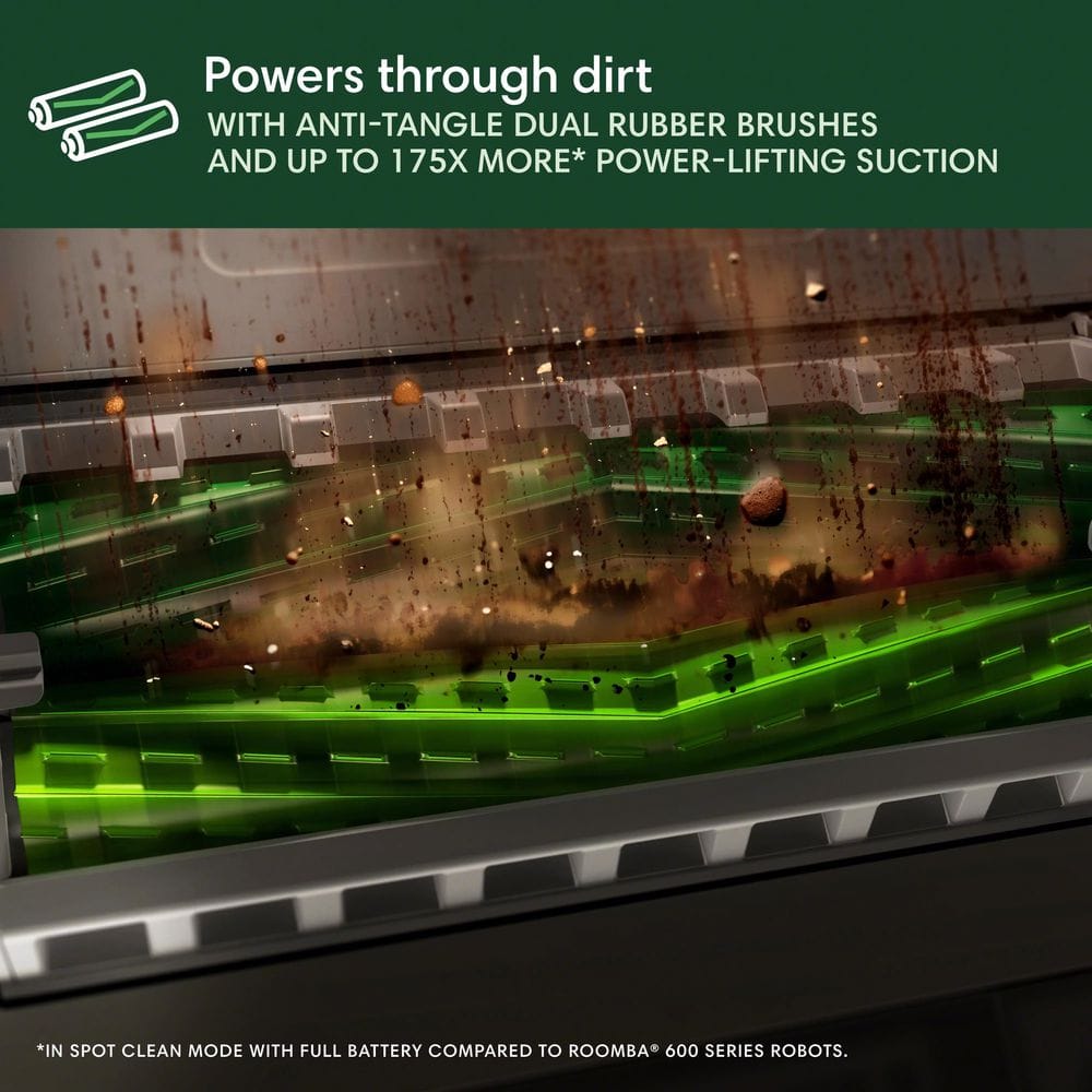 iRobot Roomba Max 705 Robot Vacuum and Mop with Smart Navigation for MultiSurface​ Floors in Black with AutoWash Dock