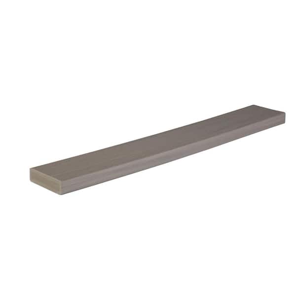 Advanced PVC Vintage 5/4 in.x4 in.x16 ft. Narrow Square Coastline PVC Deck Board (Actual: 1 in.x3 1/2 in.x16 ft.)