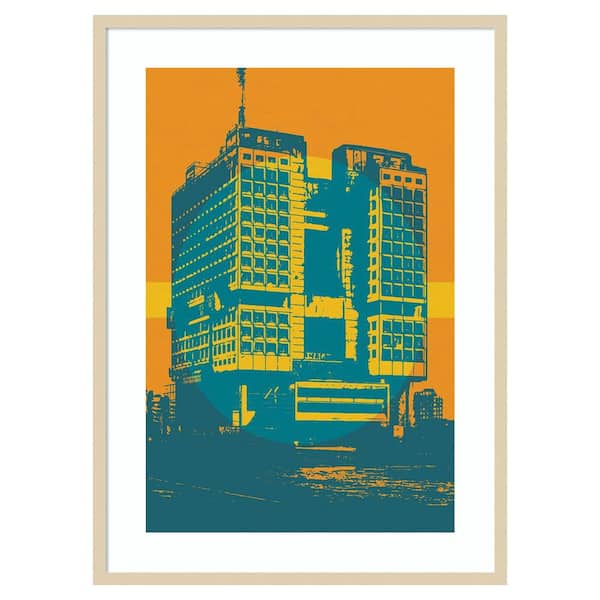 Amanti Art Architecture IV by Gary William 1 Piece Framed Giclee Architecture Art Print 41 in. x 30 in.