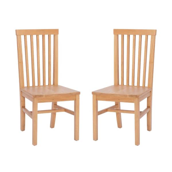 Linon Home Decor Terryn Brown Side Chair (Set of 2)