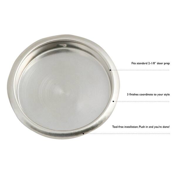 2-1/4 in. x 2-1/8 in. Satin Nickel Jumbo Hinge Pin Door Stop Value Pack (10 per Pack)