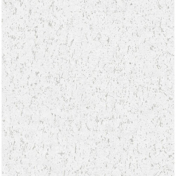 A-Street Prints Guri White Faux Concrete Paper Strippable Wallpaper (Covers 56.4 sq. ft.)