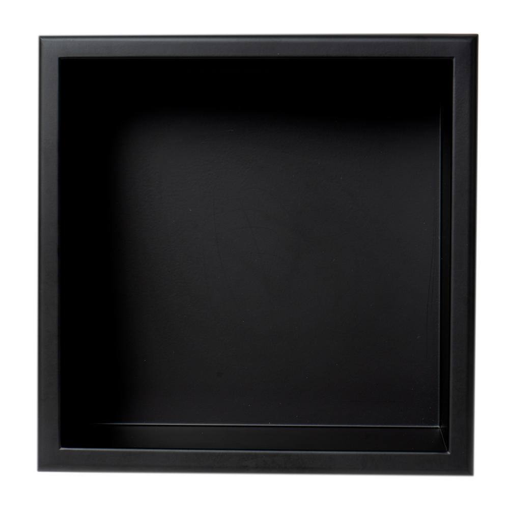 Matte Black Stainless Steel Wall Mount Shower Niche Shelf