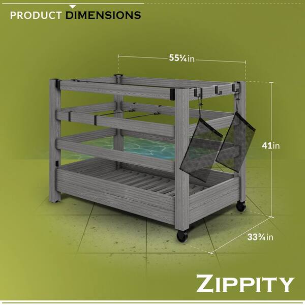 Zippity Outdoor Products 3.4 ft. H x 4.6 ft. W. x 2.8 ft. L