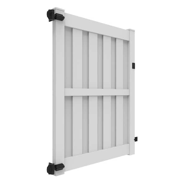 Shadowbox White Vinyl Fence Bracket Kit Shadowbox White Vinyl Fence Bracket Kit