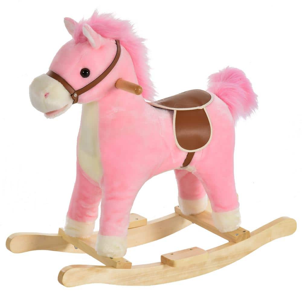 Qaba horse with wheels deals