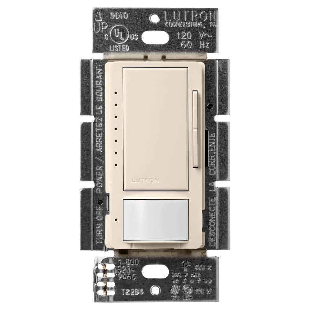 Maestro LED+ Motion Sensor/Dimmer Switch, 150W LED, Single Pole/Multi-Location, Light Almond (MSCL-OP153M-LA) price history on PriceWatchPro
