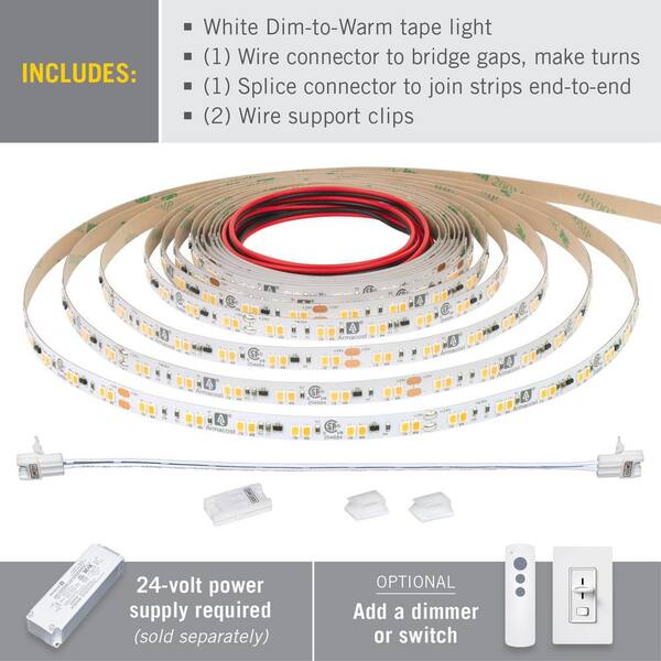 led strip dim at one end