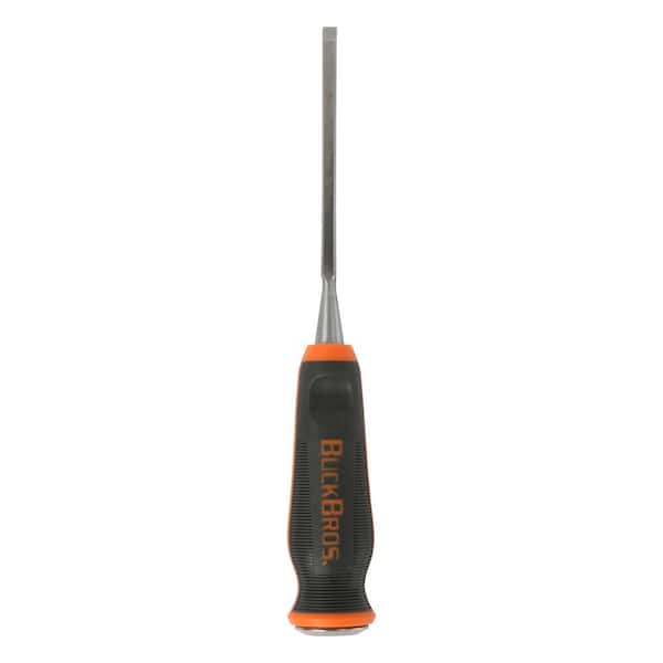 Buck Bros. 1/4 in. Comfort Grip Chisel 74711 - The Home Depot