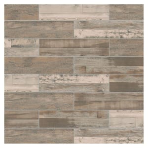 Montagna Wood Weathered Gray 6 in. x 24 in. Porcelain Floor and Wall Tile (392.31 sq. ft./Pallet)
