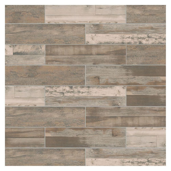 Marazzi Montagna Wood Weathered Gray 6 in. x 24 in. Porcelain Floor and Wall Tile (392.31 sq. ft./Pallet)
