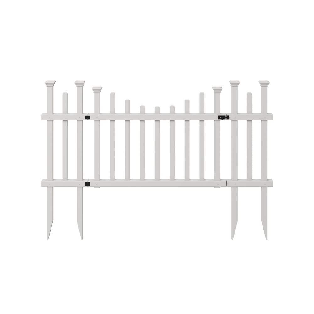5 ft. W x 2.5 ft. H White Vinyl Washington Fence Gate Kit price history on PriceWatchPro