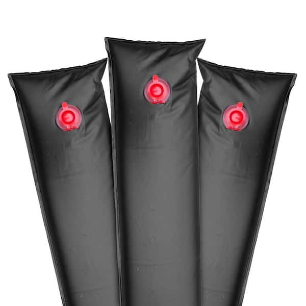Pool Mate 10 ft. Black Single-Chamber Extra Heavy-Duty Water Tubes for Winter Swimming Pool Covers (5-Pack)