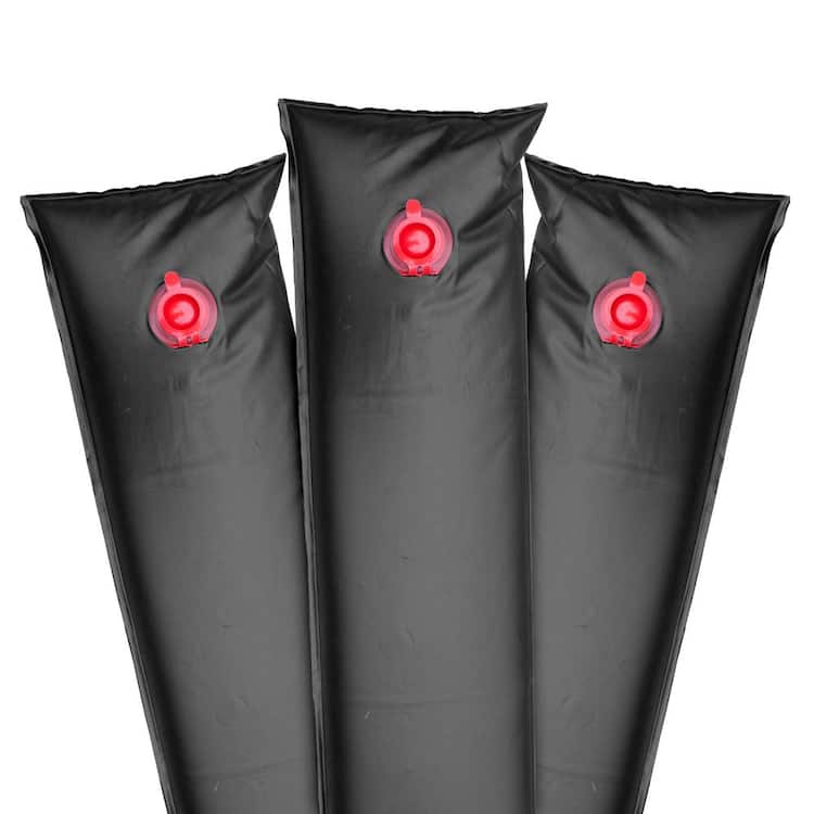 Pool Mate 10 ft. Black Single-Chamber Extra Heavy-Duty Water Tubes for Winter Swimming Pool Covers (5-Pack)