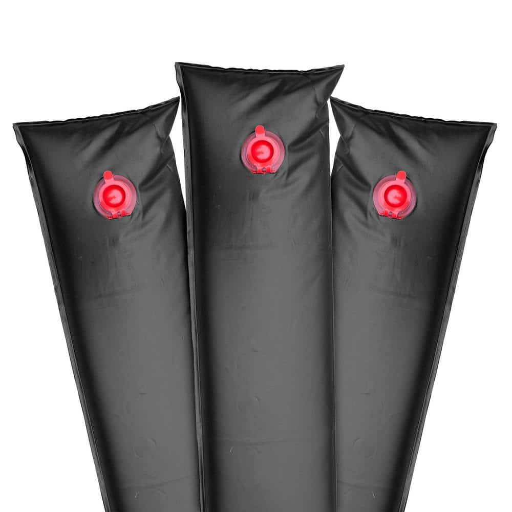 8 ft. Black Single-Chamber Deluxe Water Tubes for Winter Swimming Pool Covers 12-Pack price history on PriceWatchPro