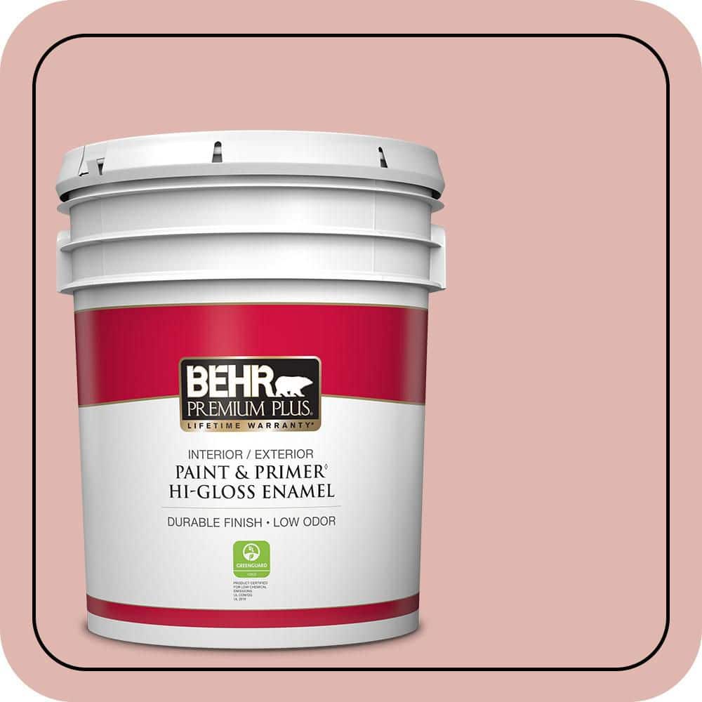 5 gal. #S160-2 Pink Quartz Hi-Gloss Enamel Interior/Exterior Paint & Primer price history on PriceWatchPro