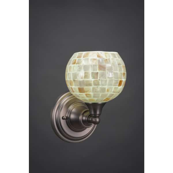 Unbranded Fulton 1-Light Brushed Nickel Wall Sconce