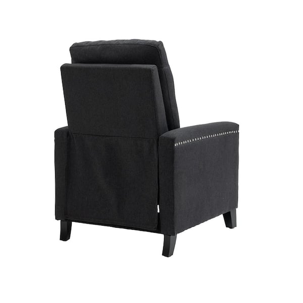 Black velvet deals recliner