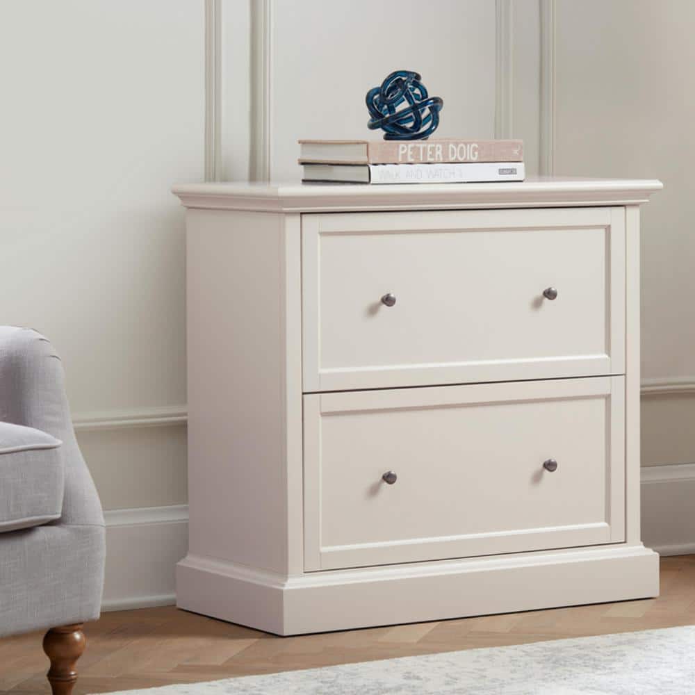 Home Decorators Collection Royce Polar Off-White 2-Drawer Wide