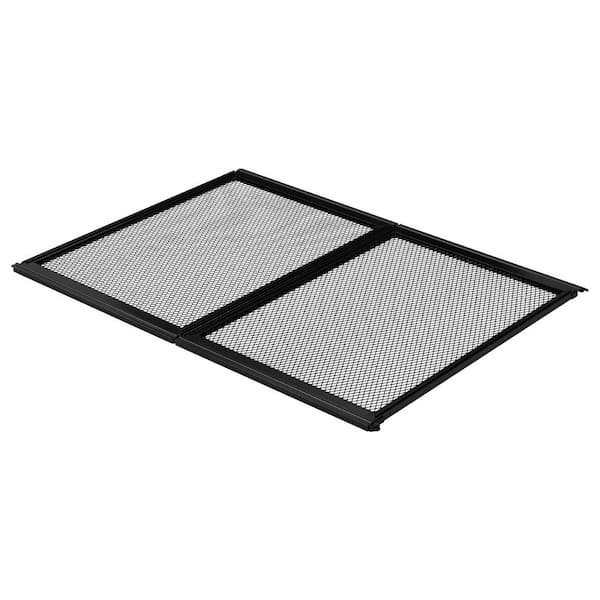 RV Door Protector, 26.5 x 20 in., Aluminum Mesh, Easy Install, Pet Protection, Black, for Camper, Trailer