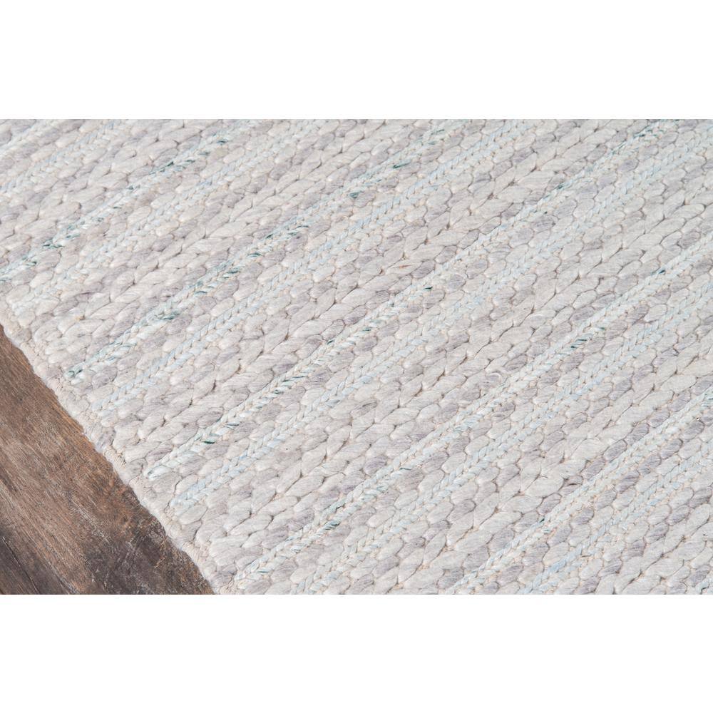 Handmade Andes-Inspired Gray Stripe Wool 3'x5' Area Rug