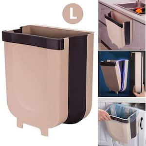 9 l Hanging Collapsible Folding Trash Can Waste Bin for Home, Car Bridge