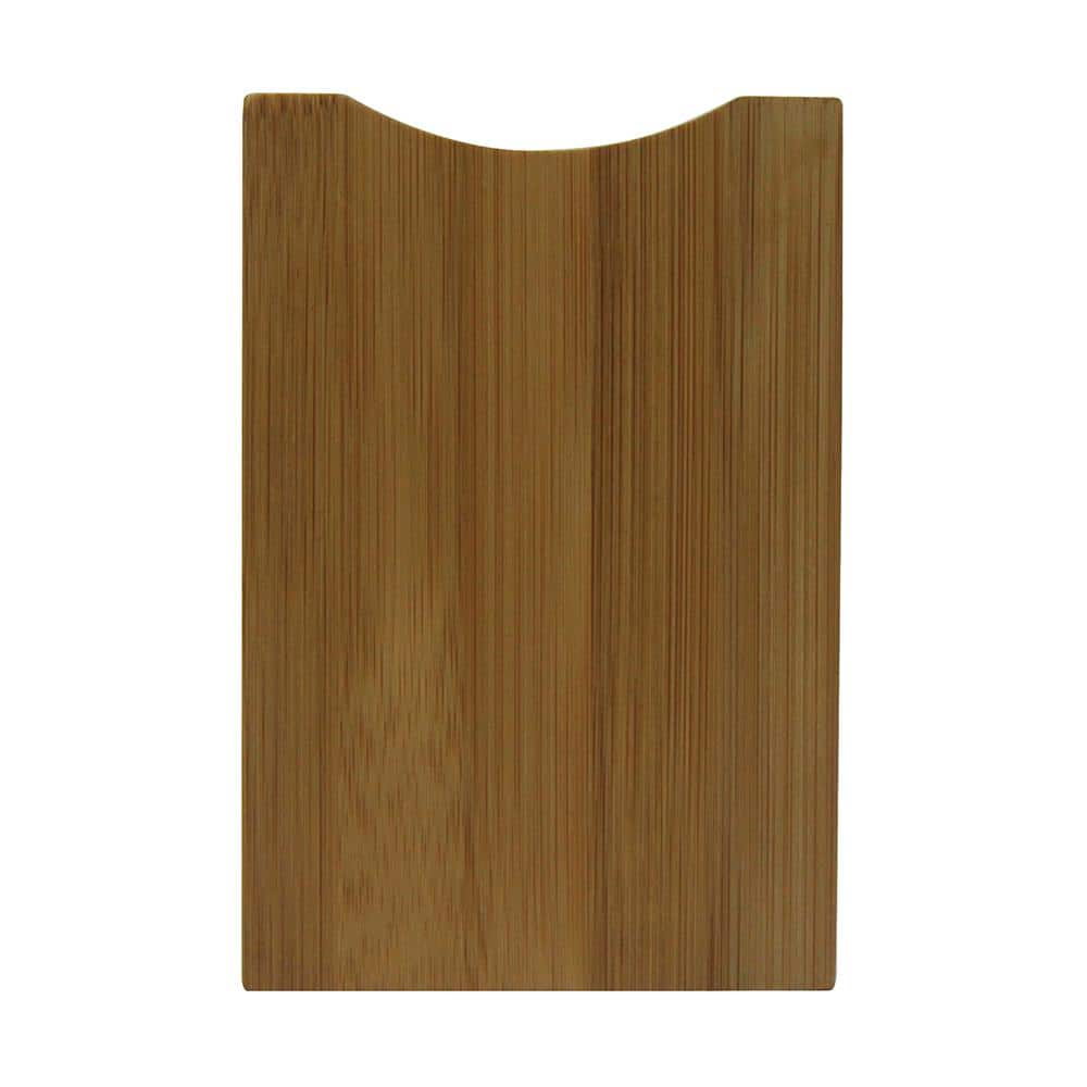 Eco-Friendly Bamboo Square Utensil Holder, 5x7 Inches