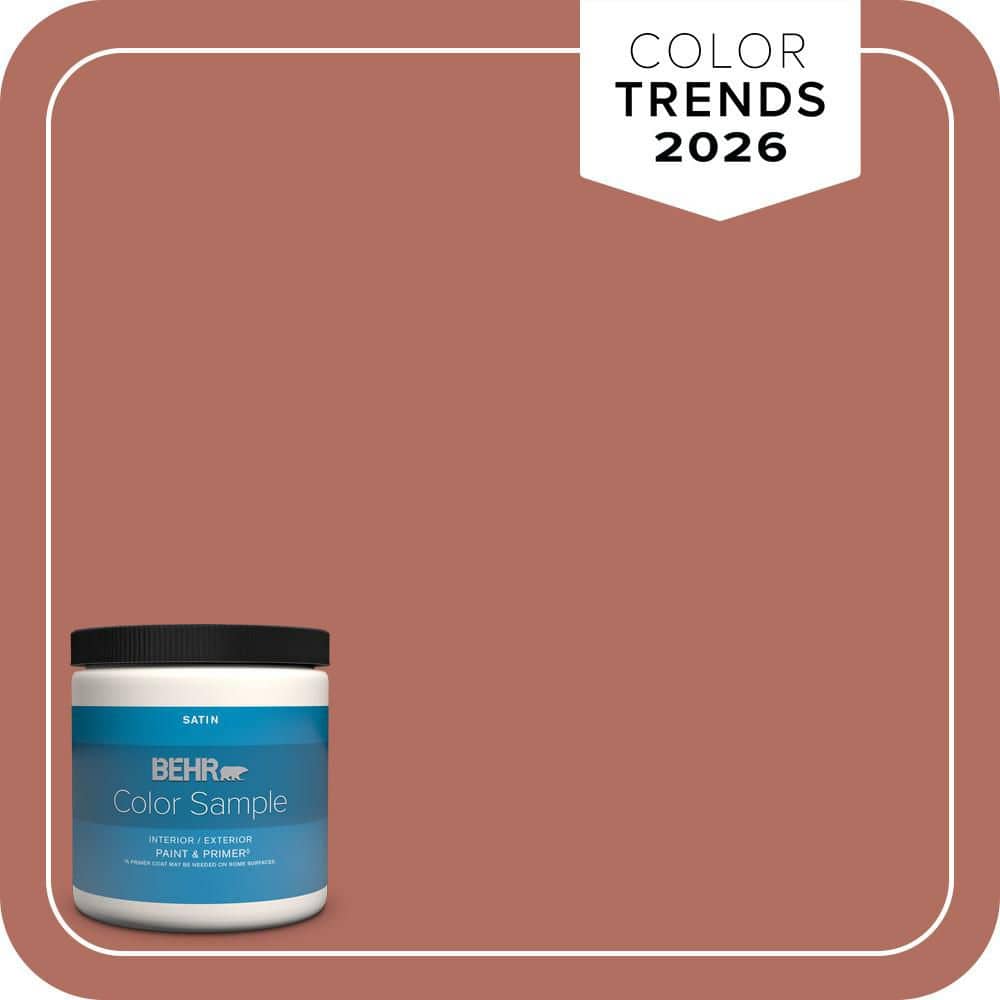 8 oz. #PPU2-12 Terra Cotta Urn Satin Enamel Interior/Exterior Paint & Primer Color Sample price history on PriceWatchPro