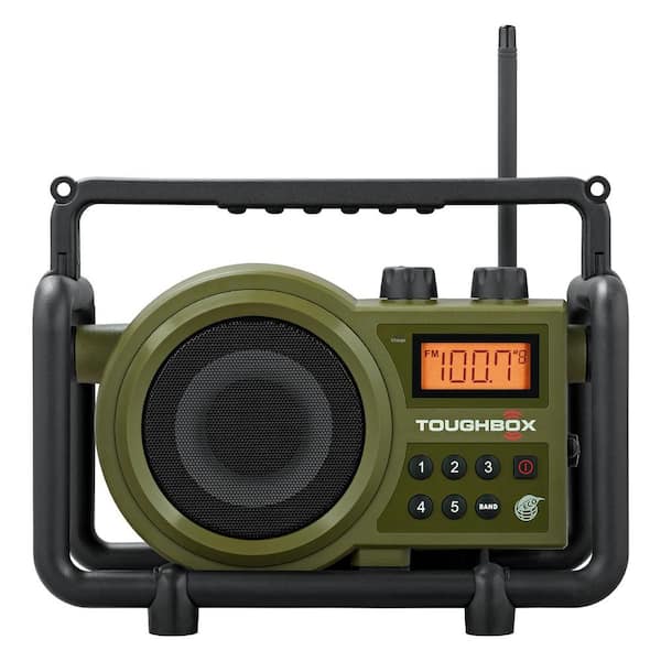 Sangean Compact AM/FM/Aux-In Ultra Rugged Rechargeable Digital Tuning Radio in Green