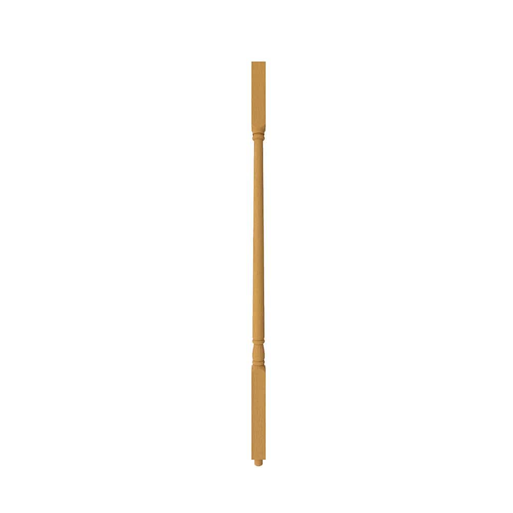 Salem Oak 1 1/4 in. x 1 1/4 in. x 36 in. Wood Baluster (12-Pack)