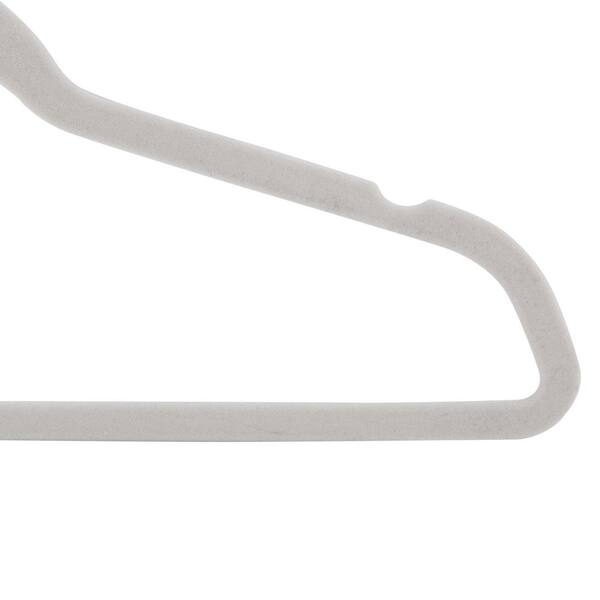Laura Ashley 25 Pack Slim Velvet Hangers in White LA-93310-WHITE
