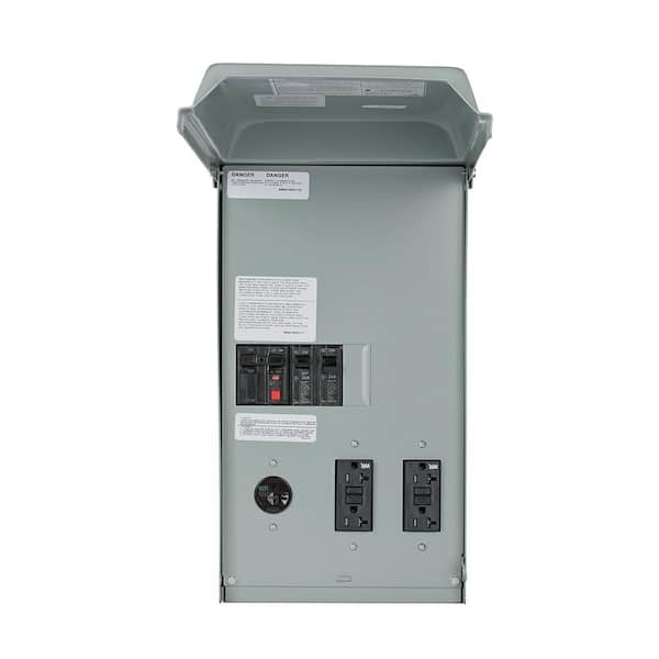 100 Amp 5-Space 10-Circuit Overhead Temporary Power Panel (U038C033P)