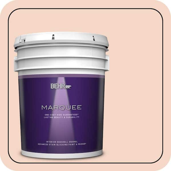 BEHR MARQUEE 5 gal. #M180-2 Resort Sunrise Eggshell Enamel Interior Paint & Primer