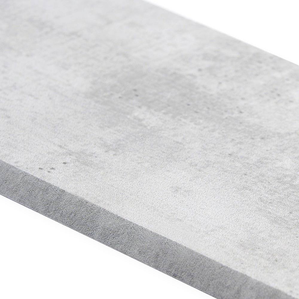 Large Gray Matte Porcelain Bullnose Tile for Indoor Use